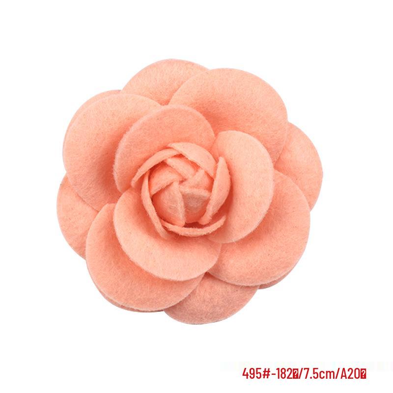 Non-Woven Camellia Flower Hair Clips: Elegant DIY Accessories for Jewelry and Clothing.