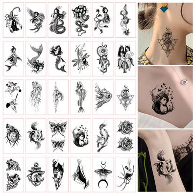 Small Bean Fashion Tattoo Sticker 30dílná sada, I typ, 1 kus