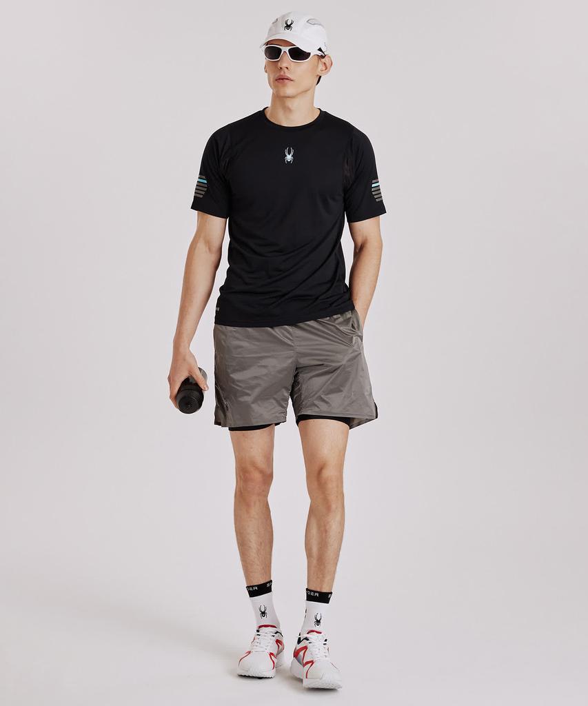 SPYDER Men'S Running Light Woven Shorts Spimcntr232Mgry
