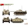 Miniart Scale WWII German Stug III April Alket Plastic Model MA72106 1/72 Ausf. G, 1943, Body, Kit,