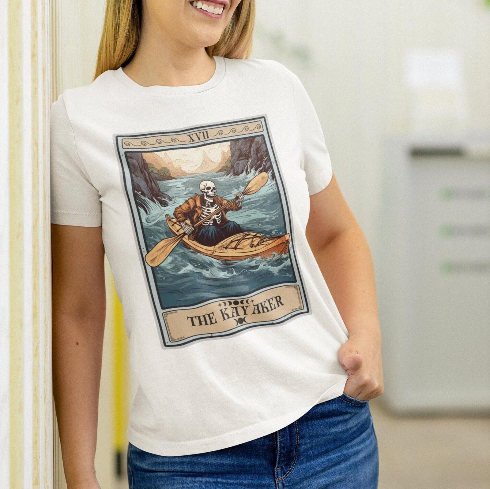 The Kayaker Tarot Card Shirt, Kayak 3XL