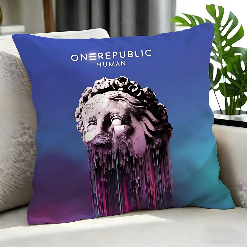 Pop Onerepublic Cushion Cover Cushion Cover Set 4Pcs 50X50 45X45 40X40 Pillowcase Decorative Sofa Home Decor