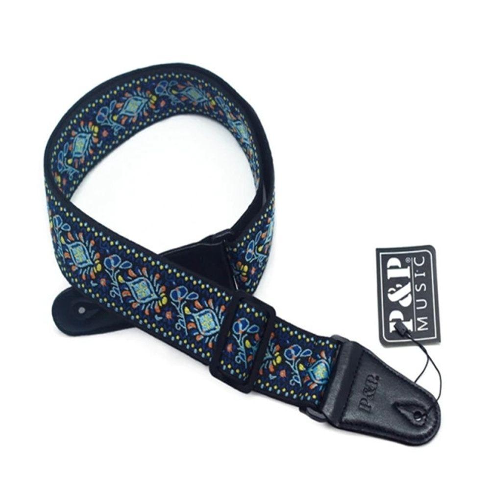 Embroidered Bass Belts Guitar Shoulder Belt Guitar Strap Guitar Belts Electric Guitar Belts