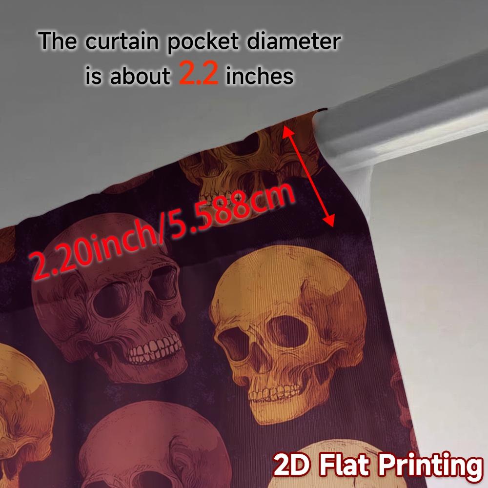 2D Flat Printing  JIT 2pcs   Curtains (Without Rod) Eternal Dance Modern Curtain Fabric Prints Light Filtering Curtains Versatile