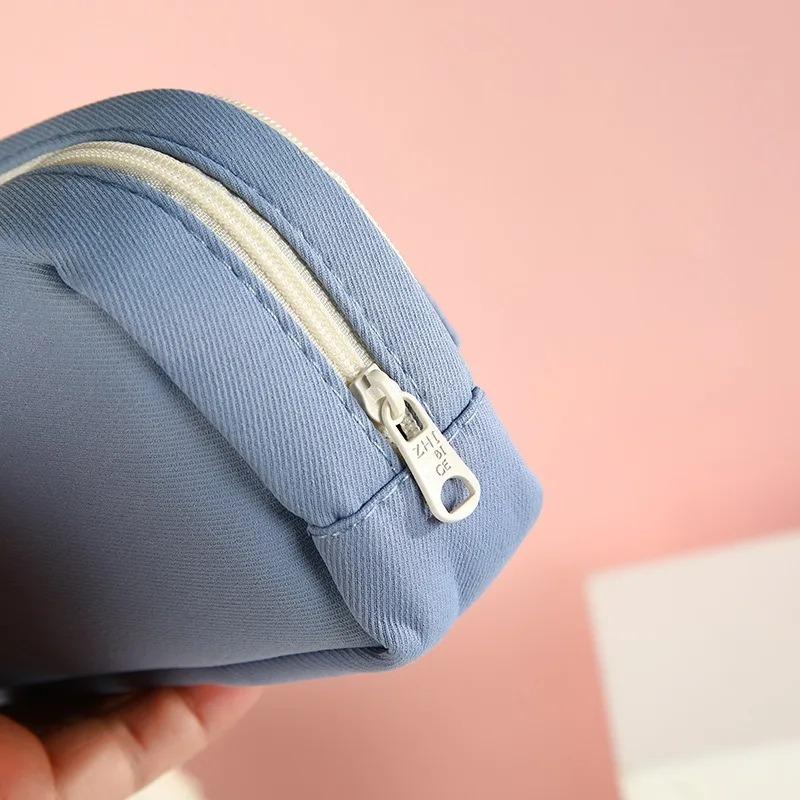 1 STÜCK Niedliches und praktisches Federmäppchen Große Kapazität Schreibwarentasche Studentenbedarf Reise-Make-up-Tasche