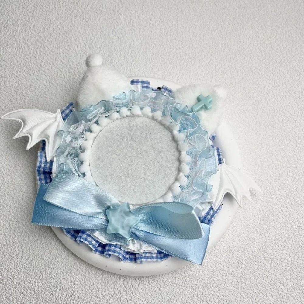 

Star Pins Display Base Lace Cat Ears Badge Flower Magnetic Anime Badge Holder Ita Bag Accessories