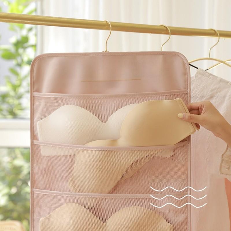 Cube Underwear Organizer With Sealing Closure For Bedroom Closet Storage