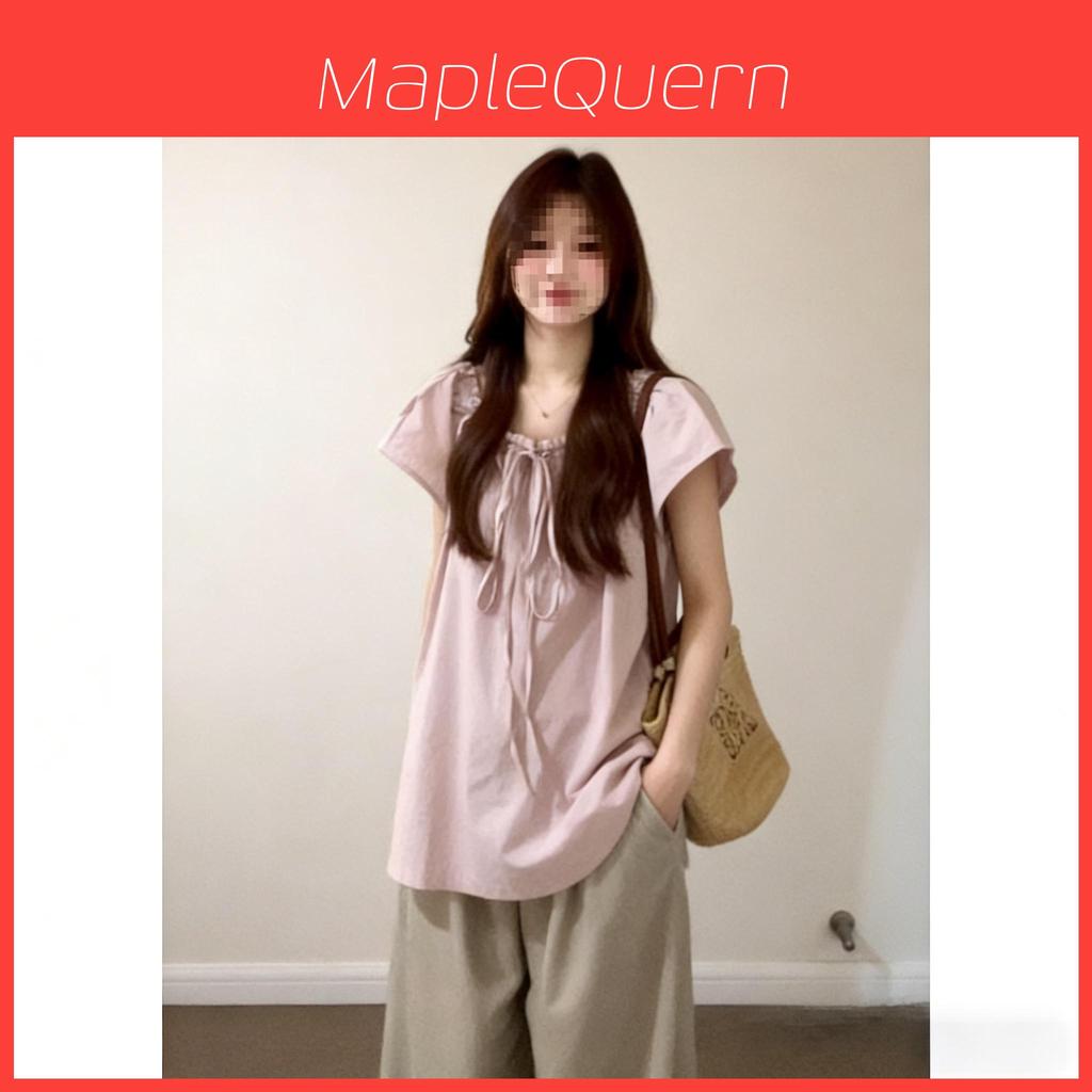 Summer Womens Casual Set With Silklike Fabric For Office And Daily Wear