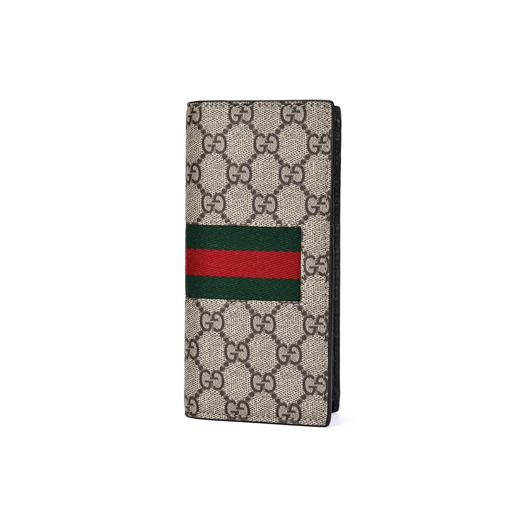 Gucci GG Supreme Canvas Wallet Men's Brown 779872-KHN4N-9791