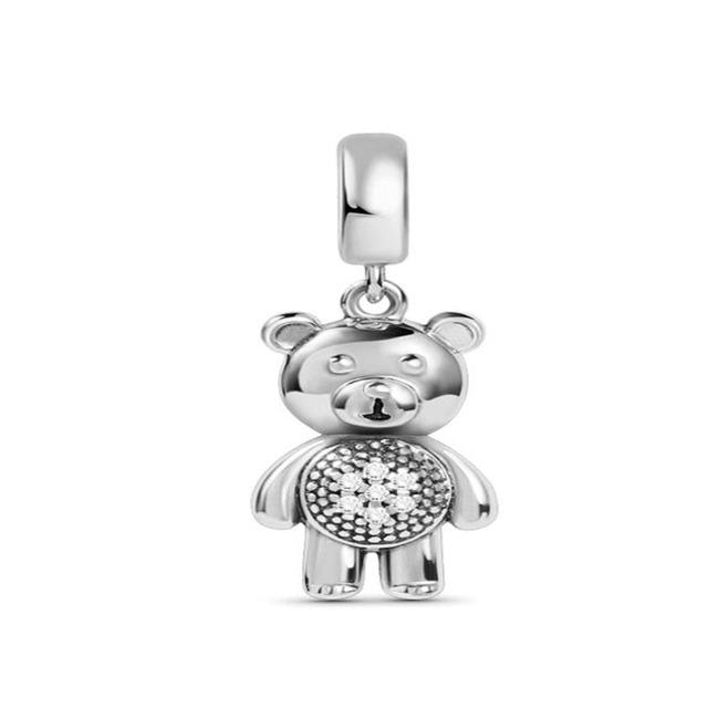 New Pink Glove Baseball Passport Pendant Dangle Charm Bead Fit Original Fashion Bracelet Diy Jewelry For Women Gift