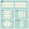 For Geely EX2 Door Edge Guard Handle Protection Sticker Door Bowl Sticker and Door Foot Sticker Silicone Anti-collision Pads Set