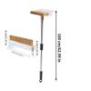 Pizza Oven Brush With Scraper Barbecue Brush For Outdoor Grill Washable Barbecue Grill Cleaning Tool For Home Commercial