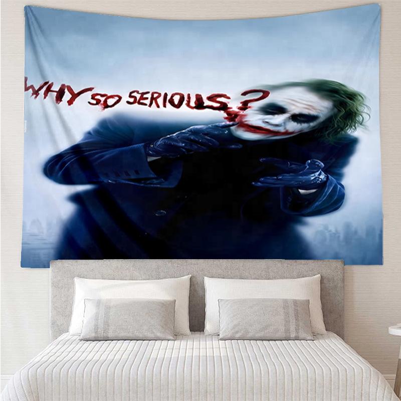 1PC Clown villain Quick-Dry Tapestry, Unique Design Tapestry, Suitable for Bedroom,Livingroom, Playroom,Heartwarming Holiday Gifts