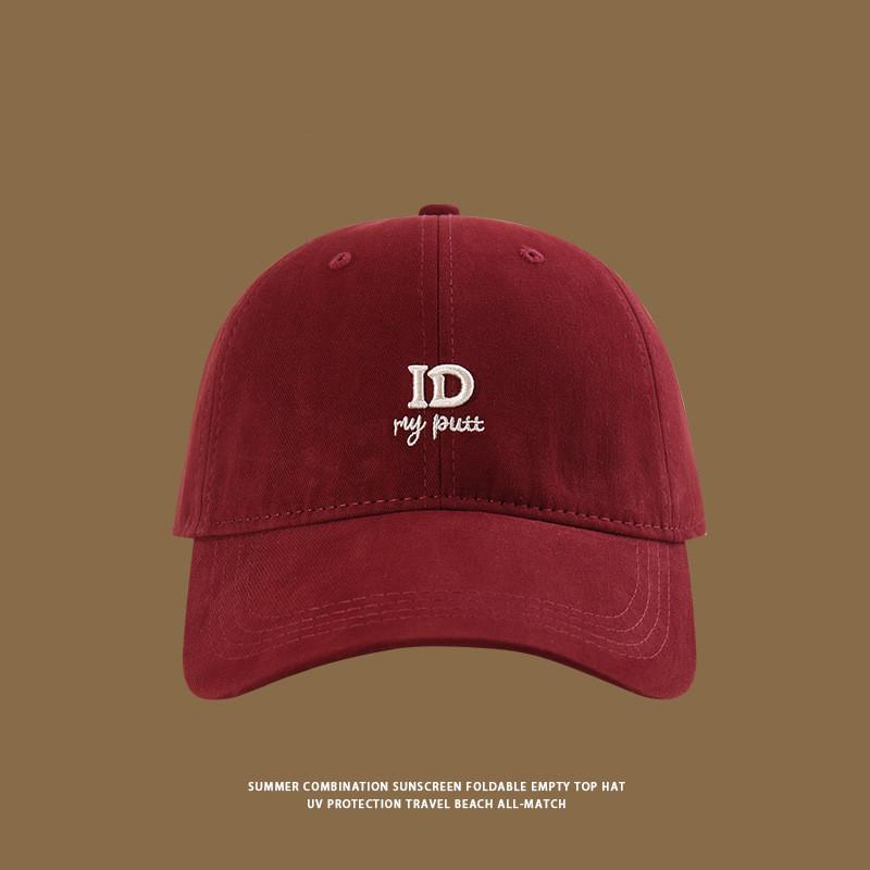 Simple Letter Embroidery Women Casual Baseball Cap For Men And Women Summer Sun Protection