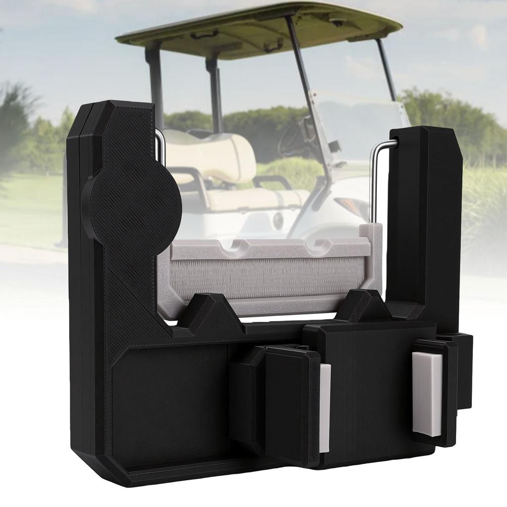 Cart Steering Wheel Phone Holder, Up Phone Mount with Scorecard Slot, for Car EZGO
