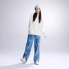 MLB Sweatshirt Unisex Ivory White 3AMTE0134-43CRD