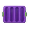 New 4-slot Open Silicone Bread Mold Non-Stick Bread Silicone Mould French Baguette Mold Baking Pans For Kitchen Baking Tool