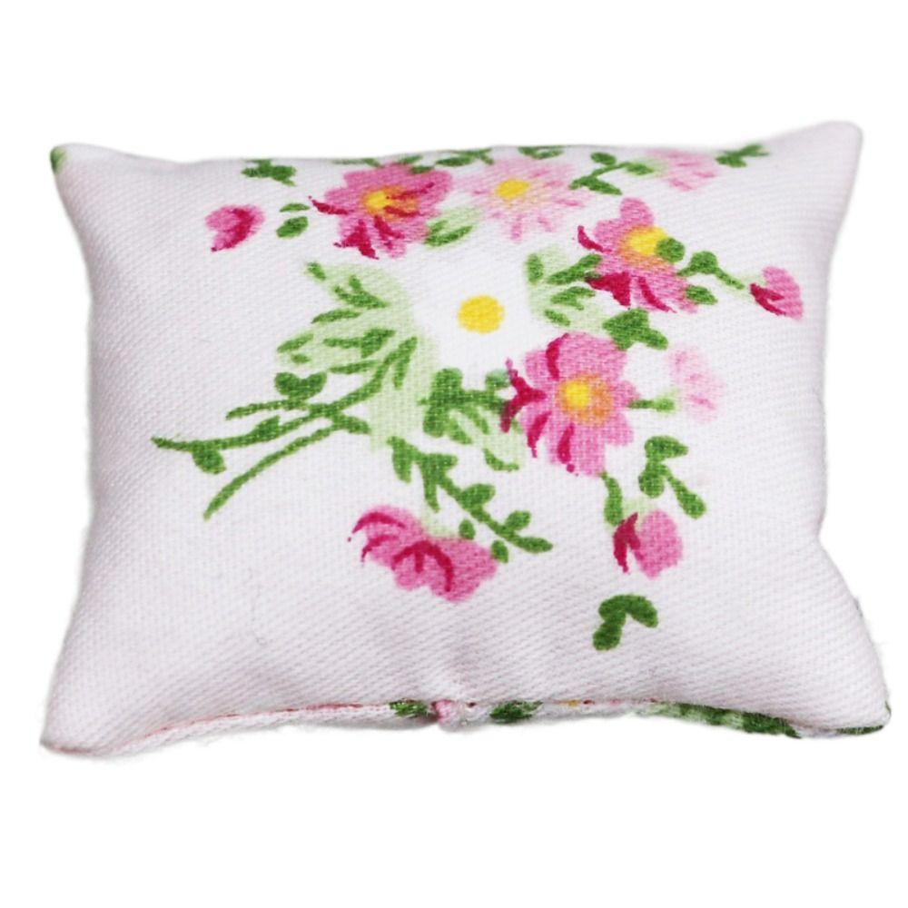 Pretend Play 1:6/1:12 Dollhouse Furniture Doll House Accessories Simulation Plaid Pillow Gifts