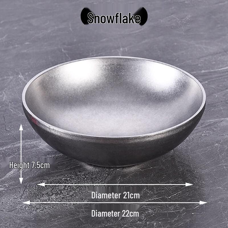Lijia 304 Stainless Steel Retro High-Foot Bowl