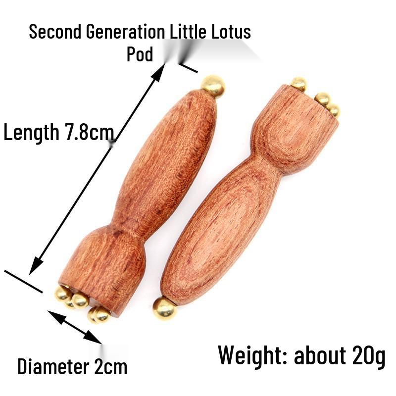 

Rosewood Lotus Eye & Face Acupoint Massager Gua Sha Stick