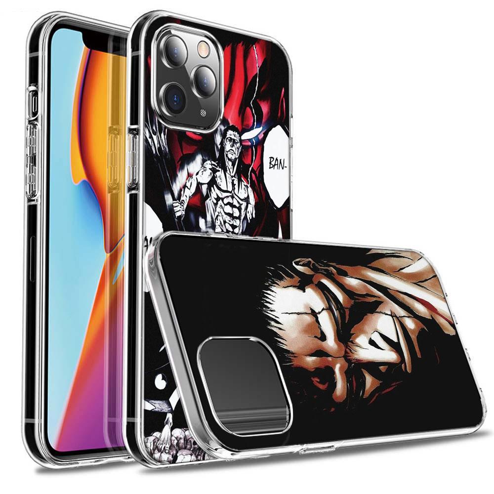 BLEACH Zaraki Kenpachi Phone Case For Iphone 16E 15 Pro 14 Plus 17E 16 17 Pro Max Air 11 12 13 Mini Shockproof Capa Cute Cove