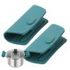 2 Pieces Silicone Handles Anti-Scalding Non-Slip Silicone Pot Handle Cover Heat Insulation Handle Cover Kitchen Gadgets