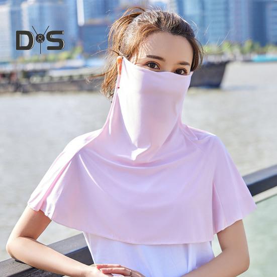 Sunscreen Face Guard Ice Silk Neck Protection Summer Riding Face Guard Outdoor Activities Travel Neck Gaiter
