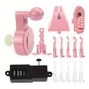 Knitting Machine Accessories Set, Original Replacement Parts with Crank Handle, Tensioner, Counter, Hanging Needles, Mixed Color