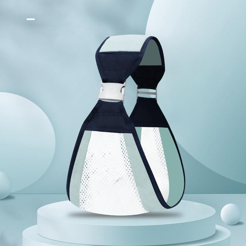 

1 шт. Регулируемая переноска-переноска для ребенка, переноска на бедро с полуобернутым слингом для ребенка, экономия труда на одном плече, натуральный хлопок с дышащей сетчатой ​​тканью