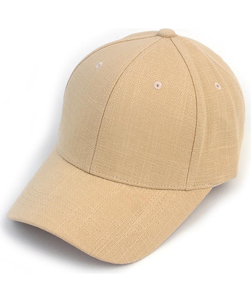 Yunibeosyeolkemiseuteuli Linen Muji Beige Ballcap Linen Hat