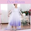 Enchanting Frozen2 Snow Queen Cosplay Costume For Girls Ideal Birthday Party Dress