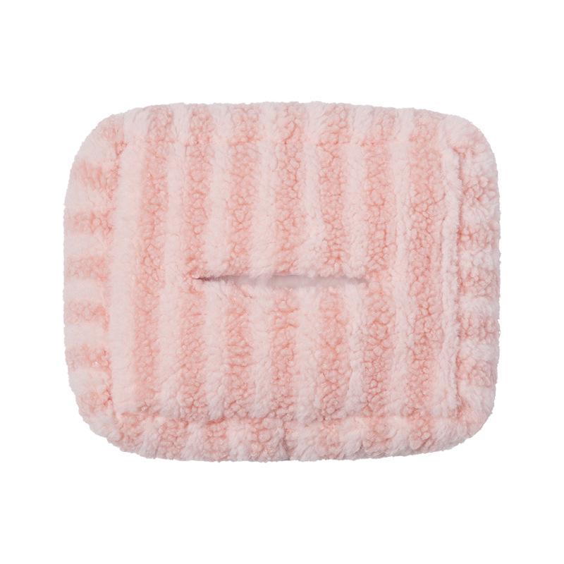 Striped Plush Car Hanging Tissue Box - Cute & Multifunctional