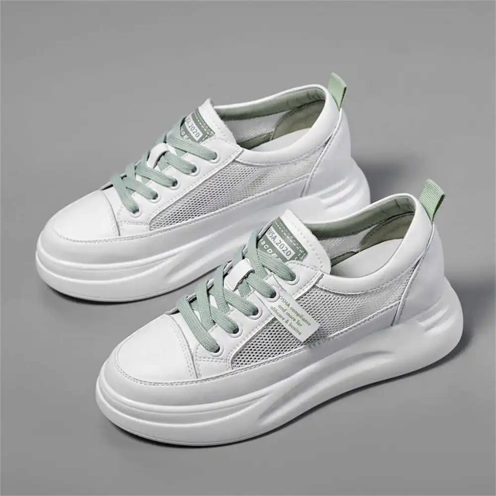 Mesh Size 34 Size 48 Woven Sneakers Women Sneakers White Sport Shoes Celebrity Link Vip High Quality Outings High Brand