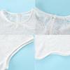Montagut Girls' Summer Lace Stripe T-shirt & Pants Set