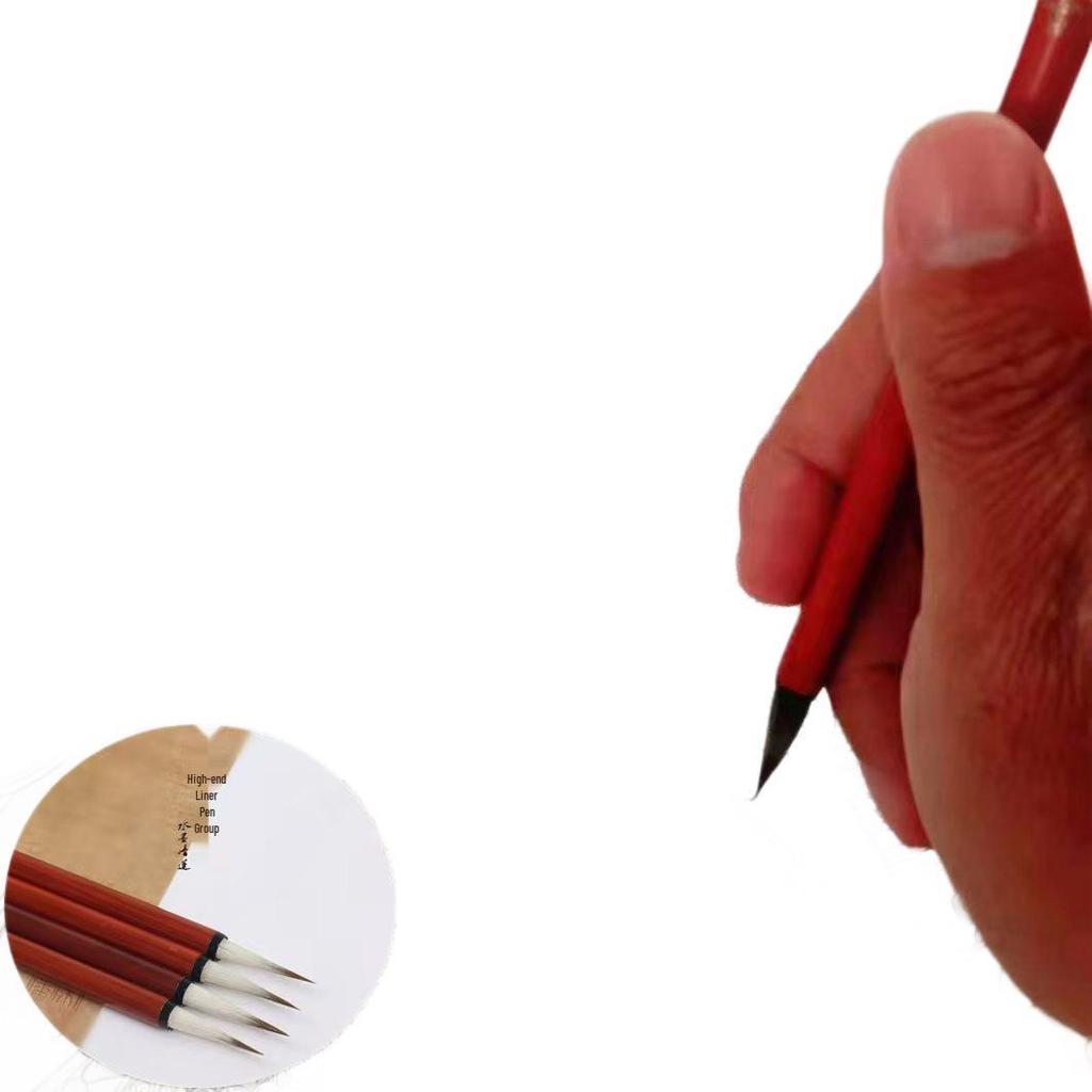 Ink Wash Clear Lotus Fine Brush Pen for High-End Gongbi and Song Dynasty Style Chinese Painting