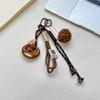 Unique Alkaline Bread Shape Braided Rope Pendant Unique Bag Charm for Those Seeking Distinctive Fashion Accessories