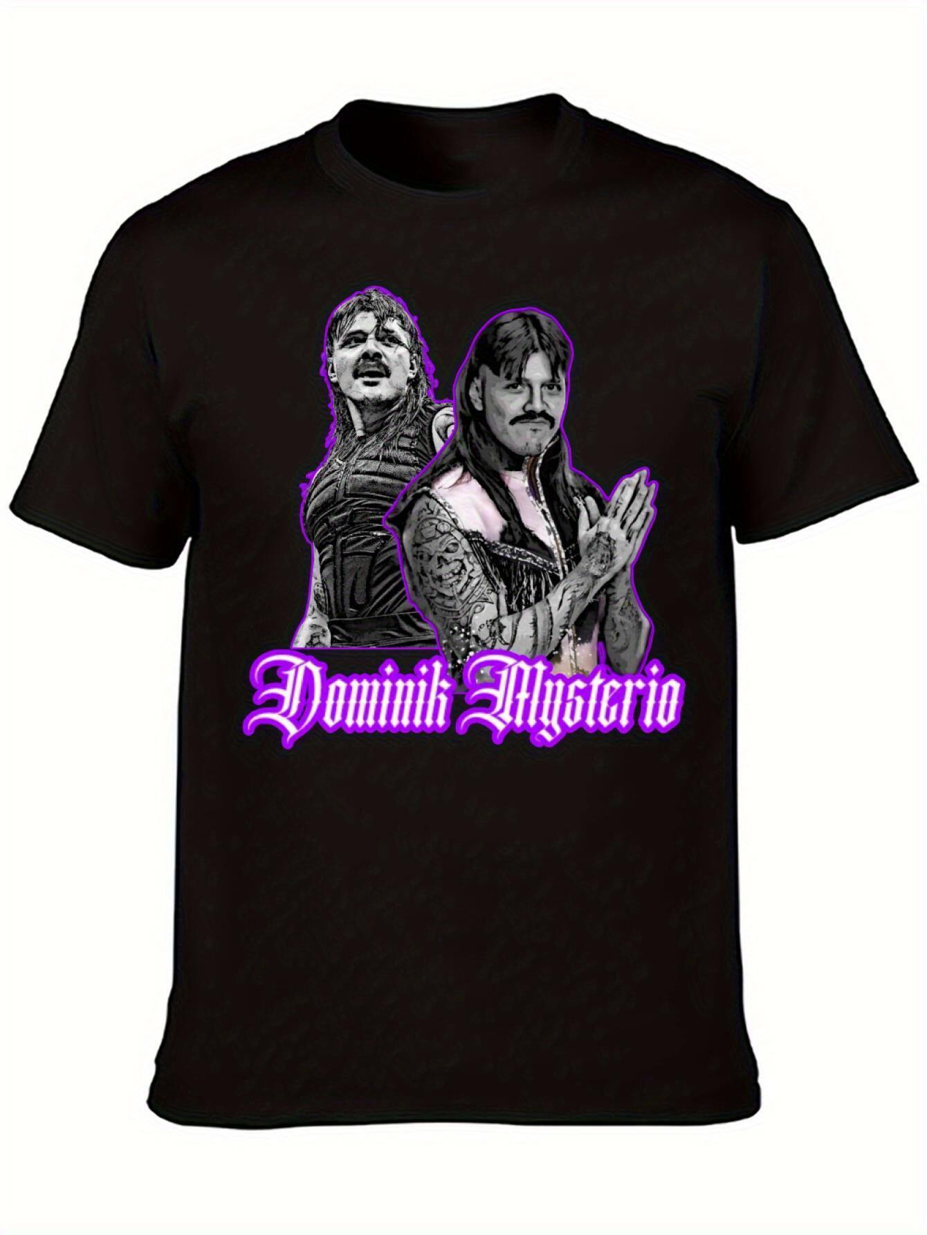 Dominik Mysterio Judgement Day T-Shirt- Black Lucha Libre Graphic Tee with Damian Priest XXL