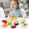 Montessori Rollenspielhaus Serie Geschnittenes Obst Desserts Holz Simulation Küchenspielzeug Kinder Schneiden Gemüse Lernspielzeug