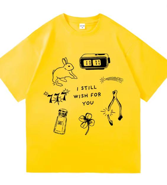 Lucky Charm Collage Tshirt Wishbone Album Conan Gray Kid Krow 2025 Unisexunisex Clothing Harajuku High Quality Tops Cotton Tshirts