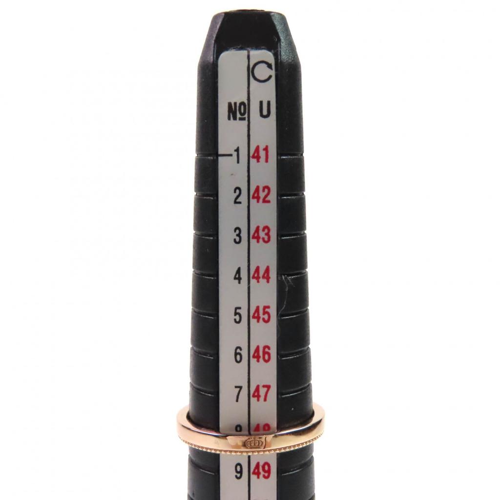 Excellent Justin Davis Ring Trust Ring Crown engraved milgrain Pink gold 18K Women Used