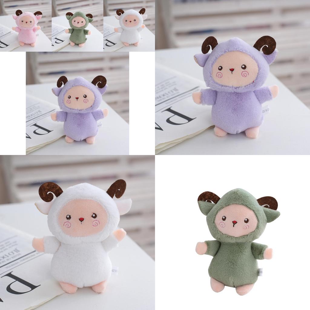 Cute Plush Lamb Toy Adorable Keychain Fluffy Bag Charm Perfect For Students