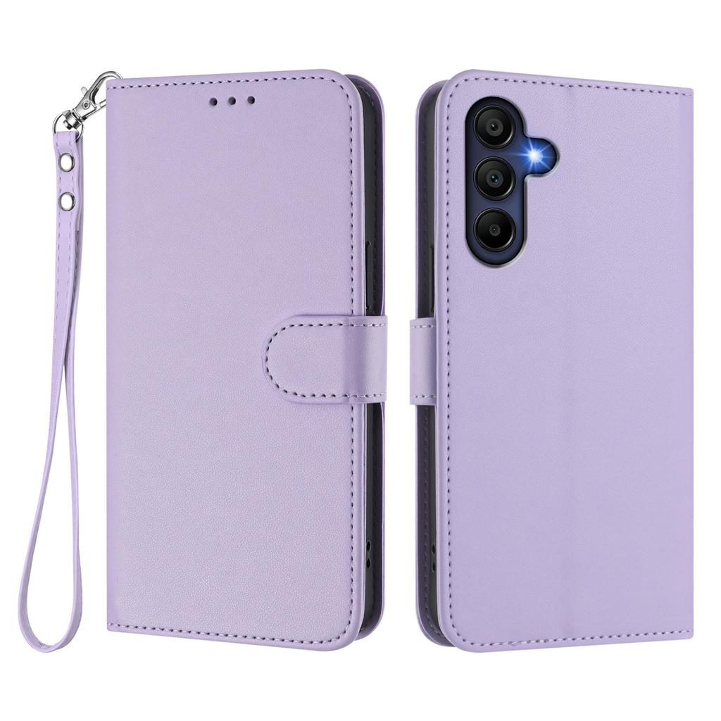Einfarbige Leder Handyhülle Handyhülle Für Samsung Galaxy A17 A07 Magnetische Klapp-Wallet-Hülle Skin Für Funda Galaxy A07 A17