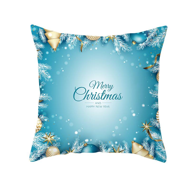 Nordic Christmas Pillowcase Christmas Ball Decoration Home Sofa Cushion Cover