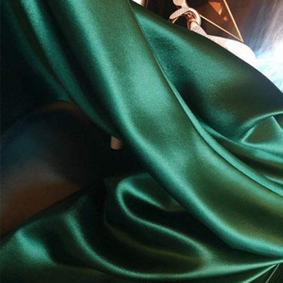 Dámské saténové šaty bez rukávů na špagetová ramínka Sexy výstřih do V Dlouhé šaty Koktejlové večerní šaty