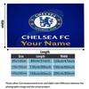 1PC Chelsea F Custom Name Patterned Flannel Blanket Suitable For All Seasons for Home Decor Warmth and Comfort Gifts Holiday Present