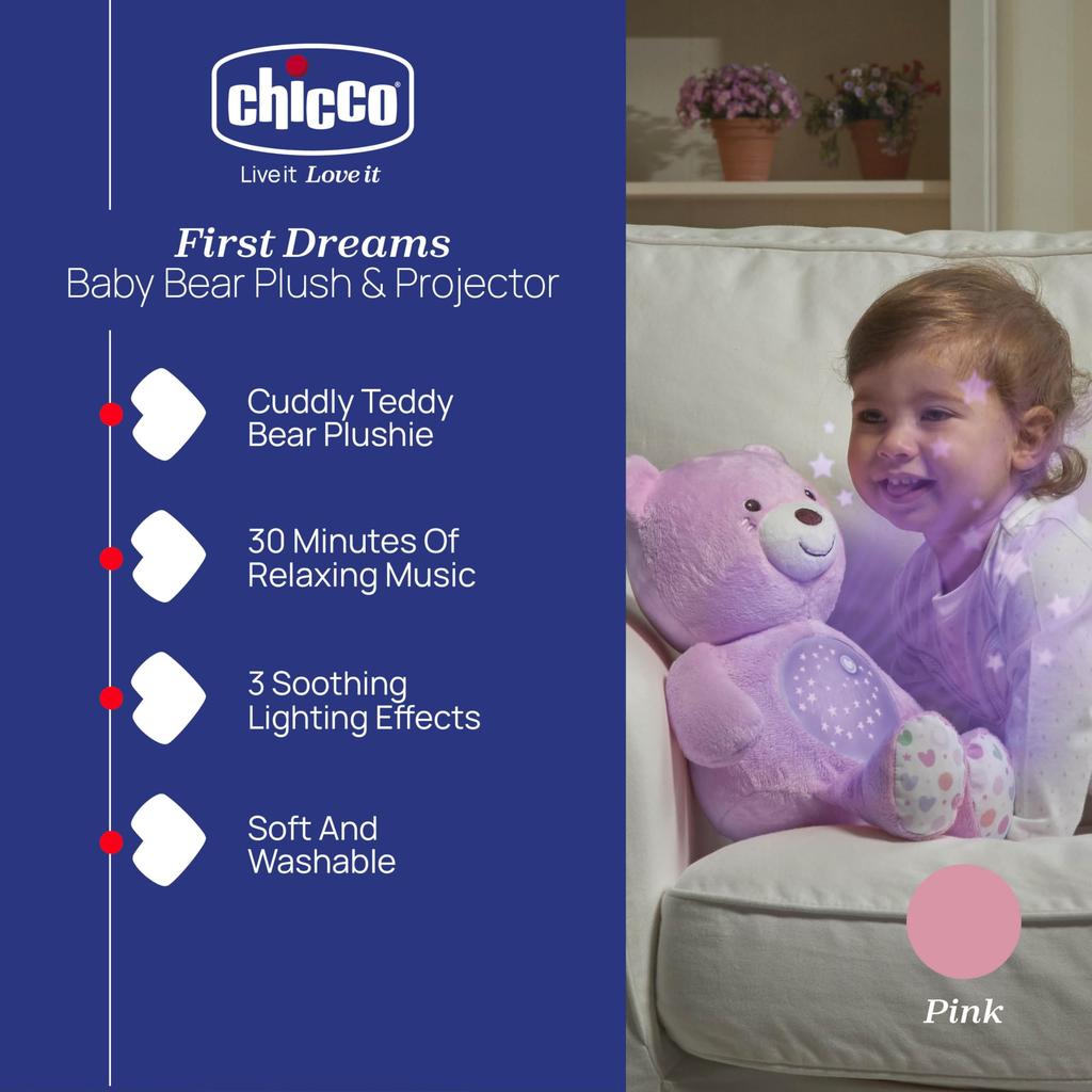 CHICCO Baby 00 008015 100 000 Bear, Pink,