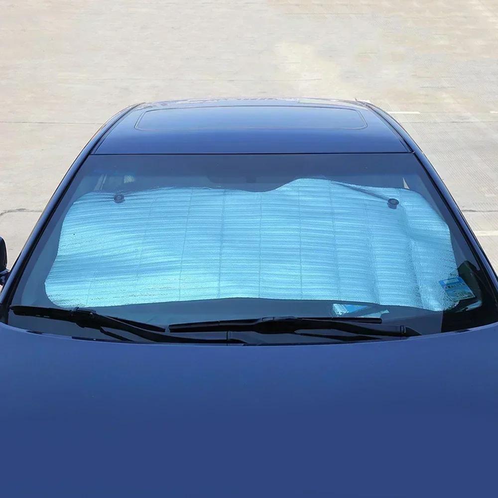 Car Front and Rear Sun Visors Car Windshield Summer Sun Protection Heat Insulation Window Sunshade Car Interior Sun Visor