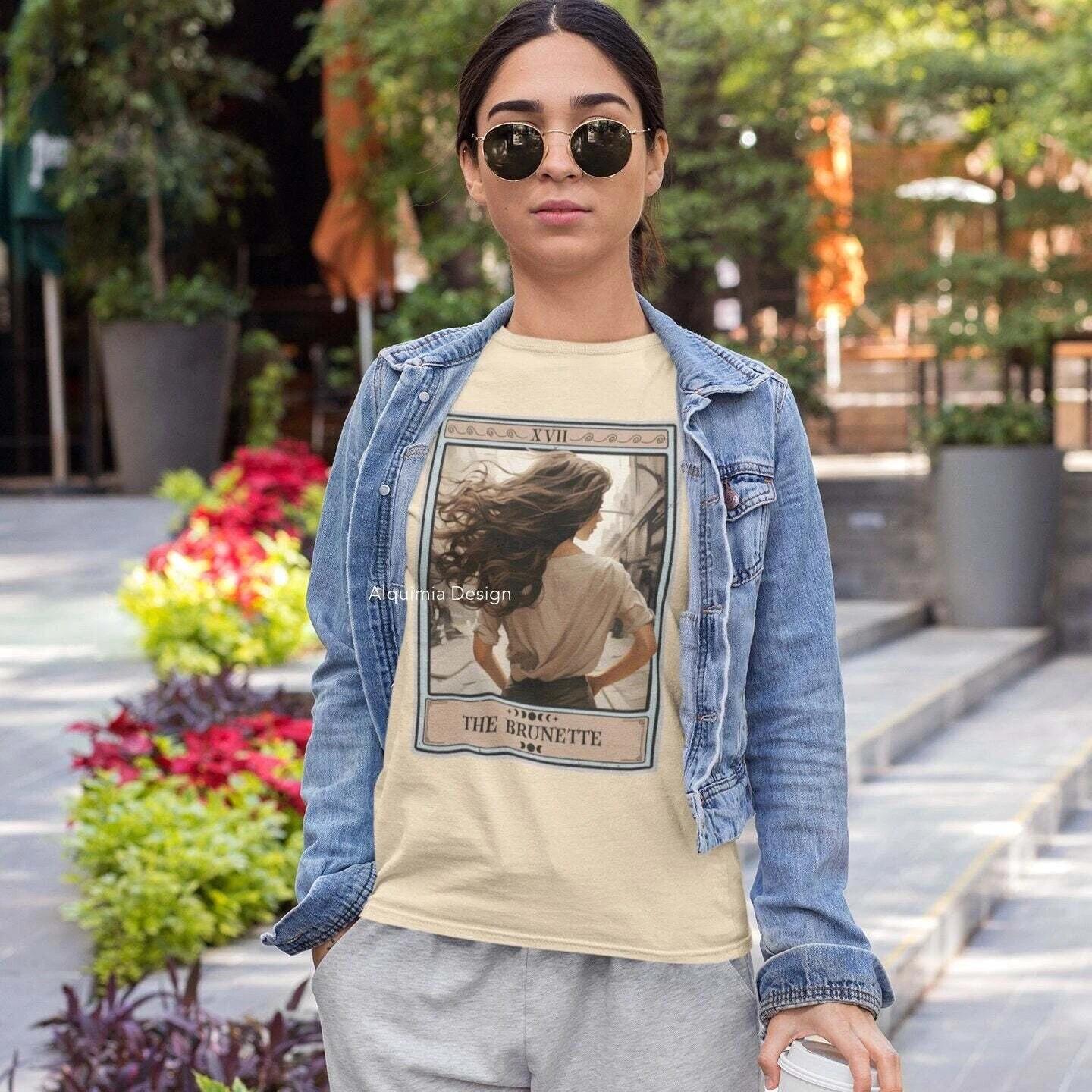 The Brunette Tarot Card Shirt XL