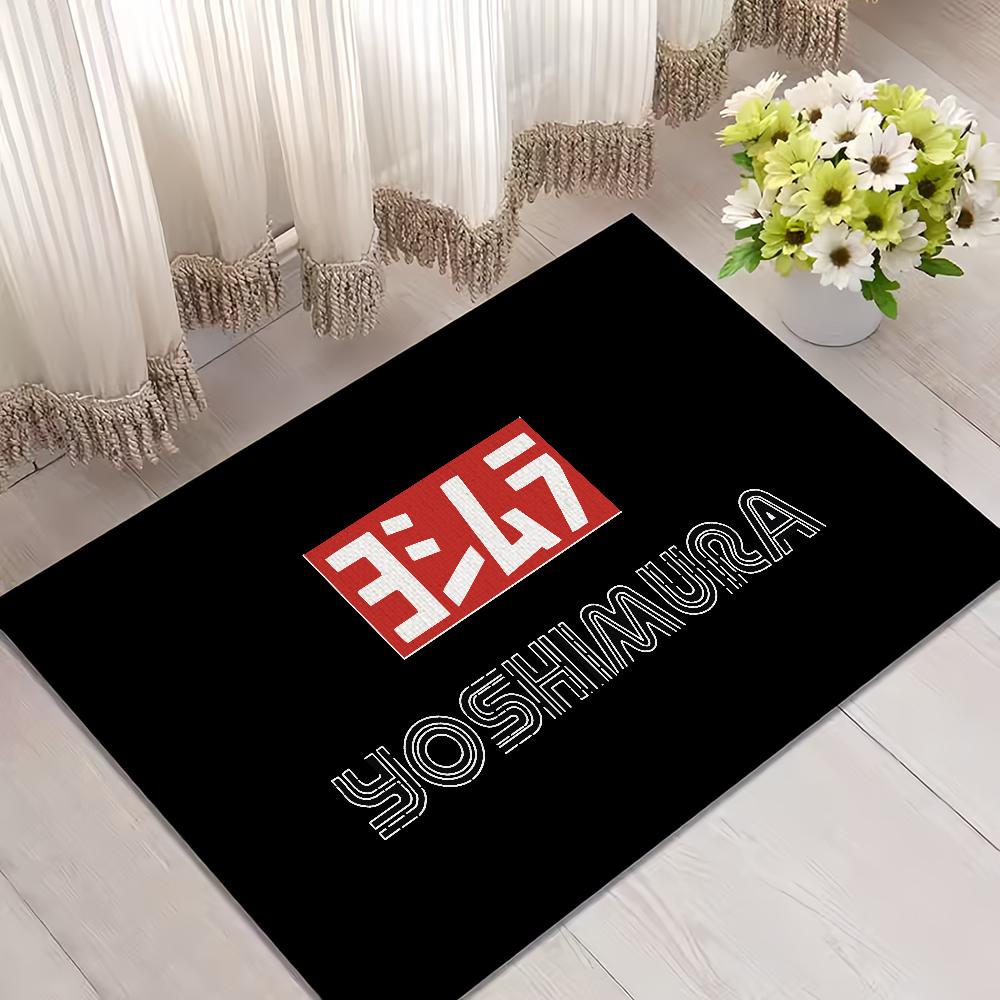 

Cool Y-YoshimuraS luxurious logo small carpet For House Bedroom Decoration Kitchen Bath Super Absorbent Rug Carpet Foot Non-slip 40cm x 60cm