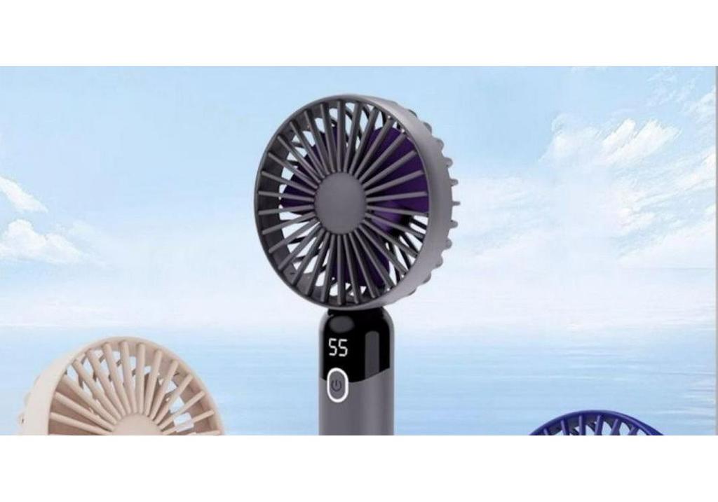 Portable USB Rechargeable Mini Fan: Handheld, Desk, Neck-Hanging, Folding for Office & School Use